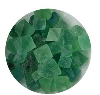 1 lb Flourite green octahedral